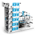 5 Color Tower Flexo Printing Machine